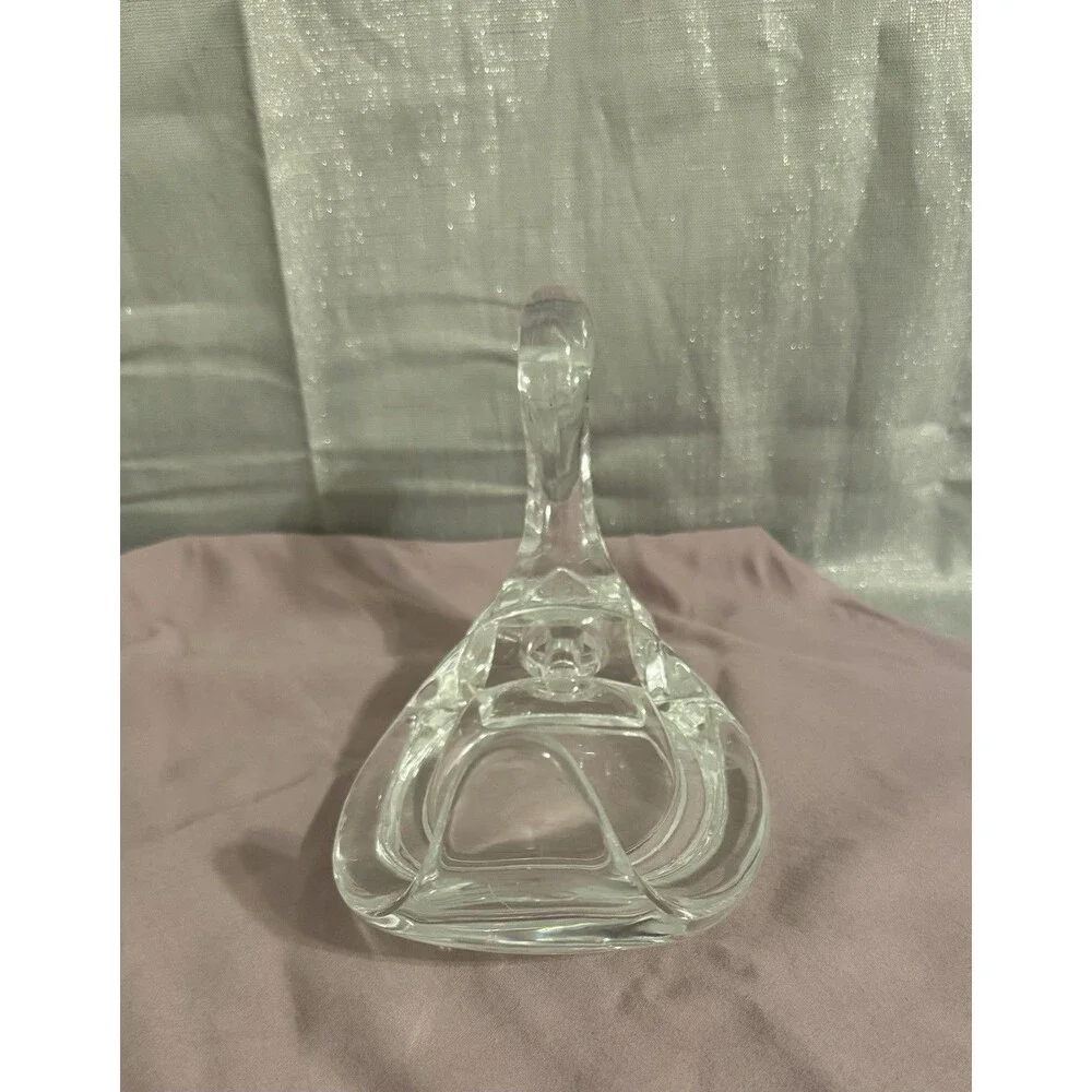 Vintage Lucite Acrylic Swan Towel Holder Clear Mid-century Modern Bath Kitchen